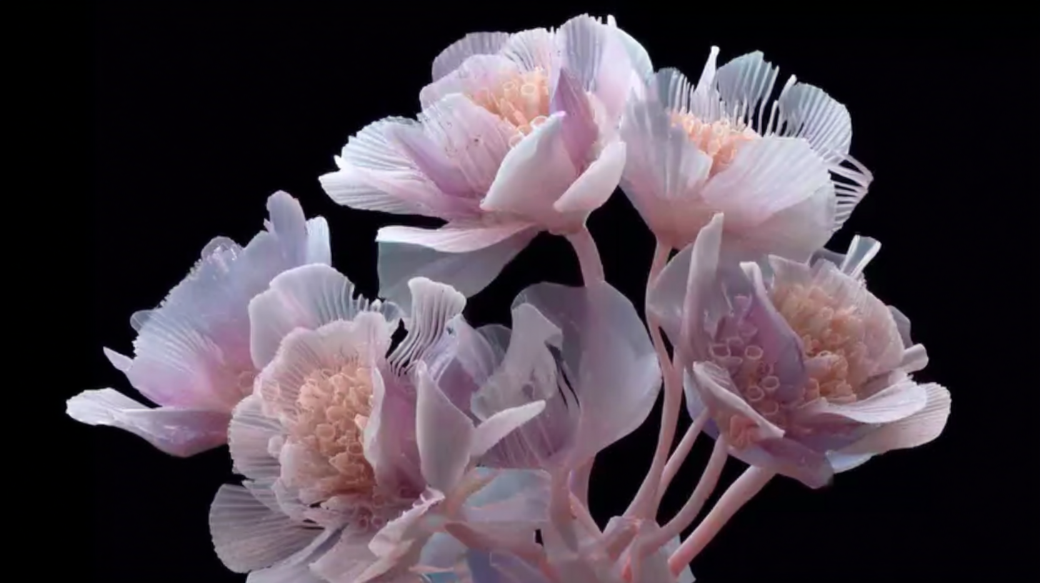 Crystal flowers